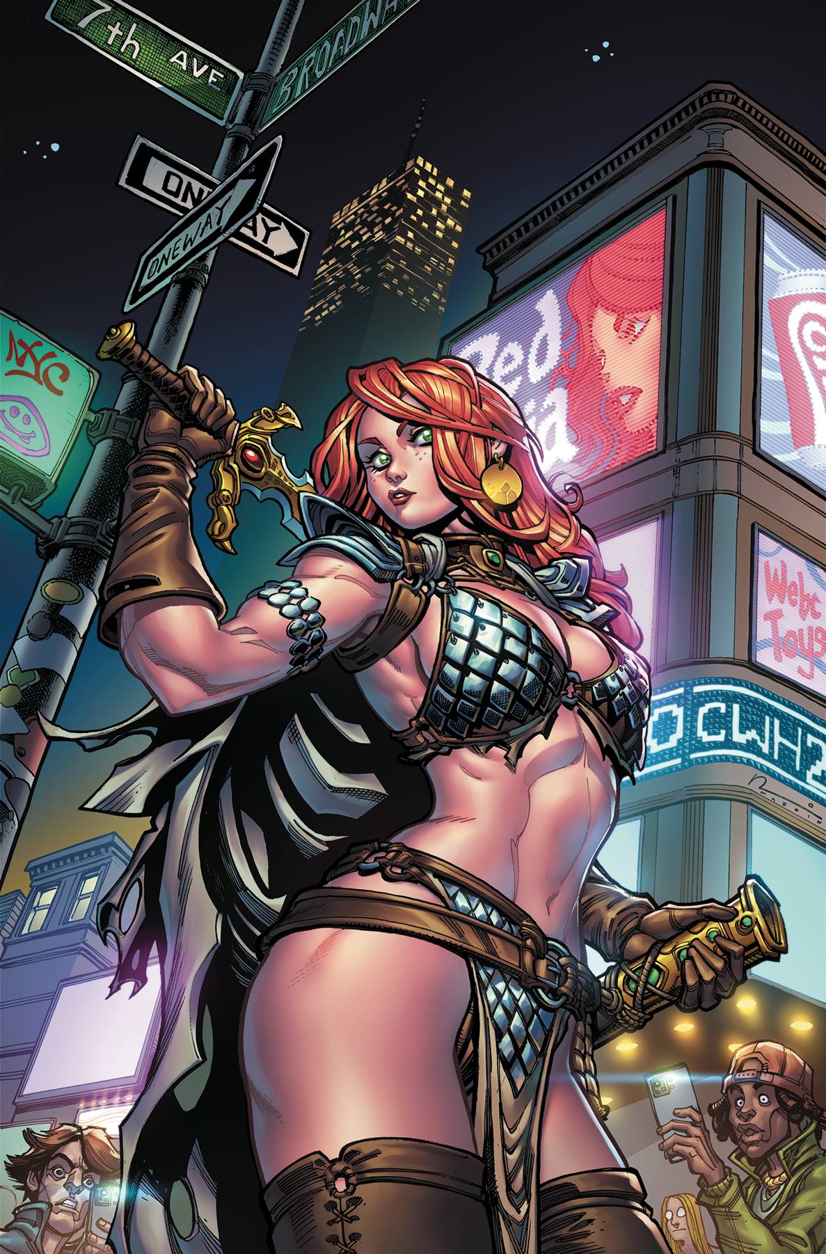 DYNAMITE Comic Books SONJA REBORN #1 CVR S 1:20 INCV HARDIN VIRGIN 72513035800401191