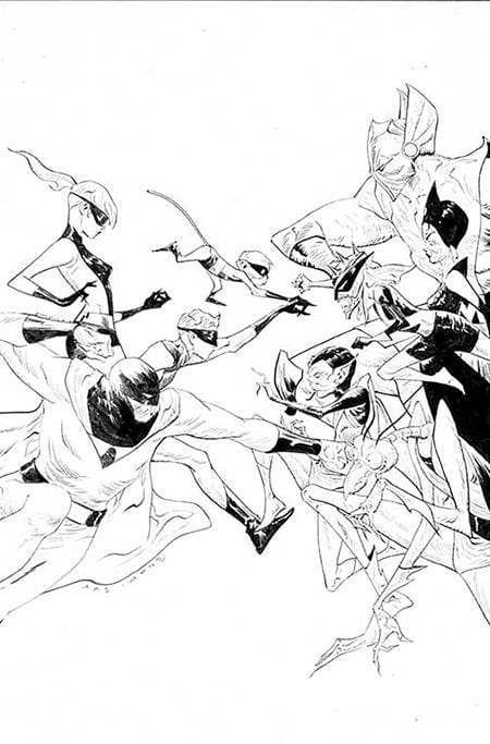 DYNAMITE Comic Books SPACE GHOST ANNUAL #1 (ONE SHOT) CVR N INC 1:15 JAE LEE LINE ART VIRGIN VAR 72513035568301141 0425DE973