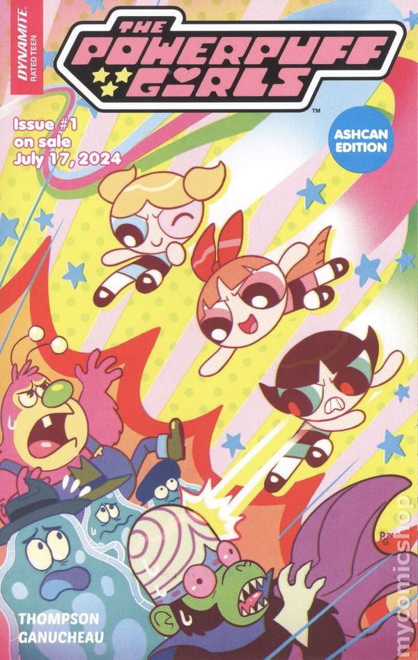 DYNAMITE Comic Books THE POWERPUFF GIRLS #1 ASHCAN EDITION 2024 72513034826500011