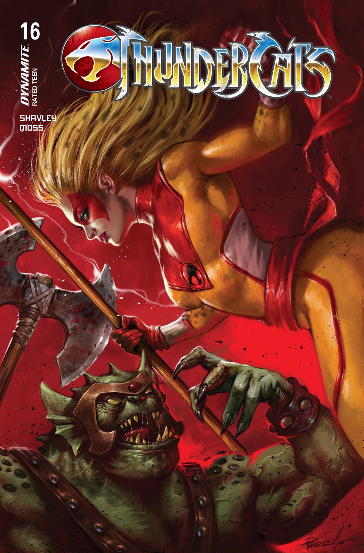 Dynamite Comic Books THUNDERCATS #16 CVR H PARRILLO FOIL 72513034116716081 MAR250151