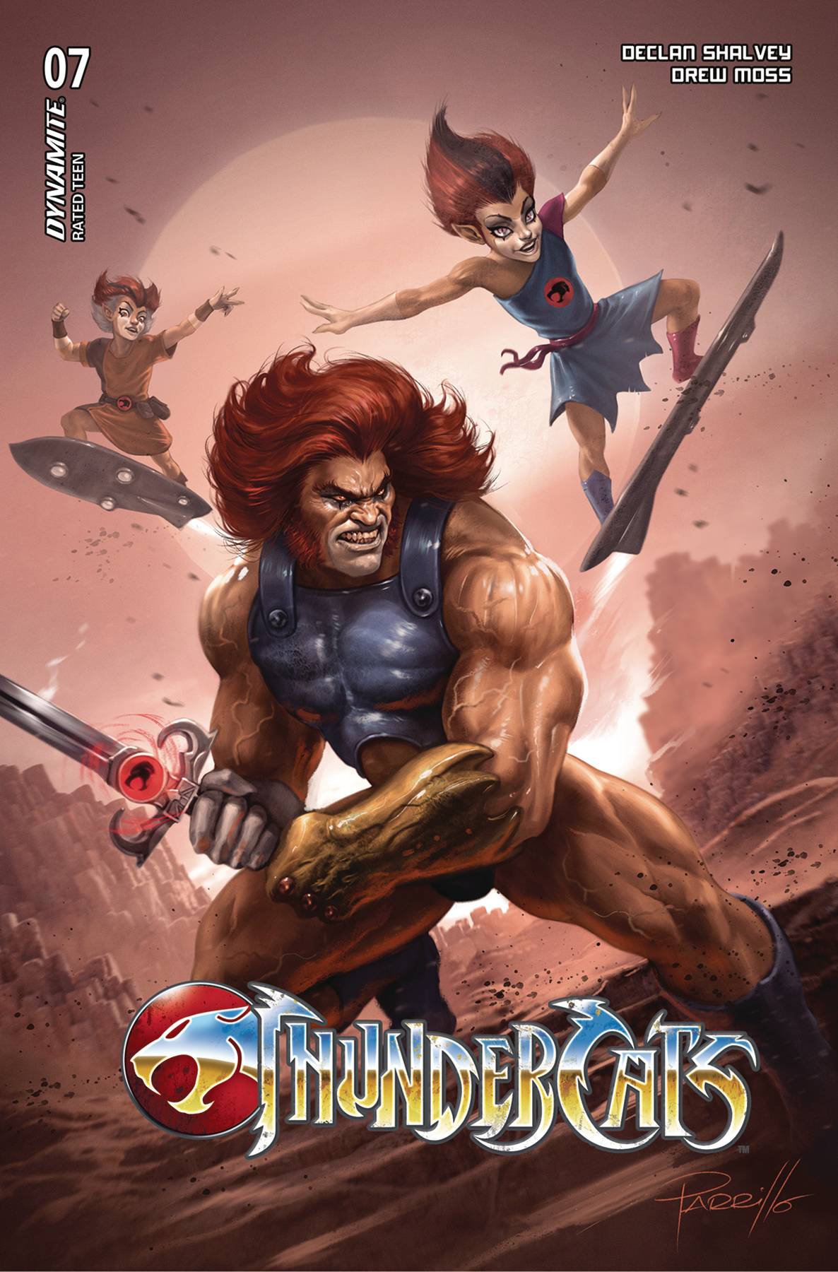 Dynamite Comic Books THUNDERCATS #7 CVR B PARRILLO (C: 1-0-0) 72513034116707021 JUN240293