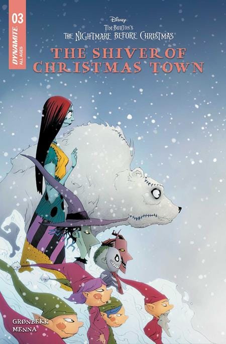 Dynamite Comic Books TIM BURTONS THE NIGHTMARE BEFORE CHRISTMAS THE SHIVER OF CHRISTMAS TOWN #3 CVR A JAE LEE 72513036048903011 0126DE0716