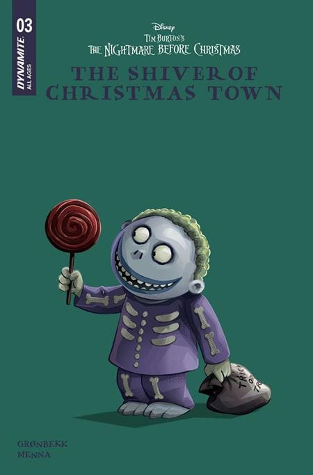 Dynamite Comic Books TIM BURTONS THE NIGHTMARE BEFORE CHRISTMAS THE SHIVER OF CHRISTMAS TOWN #3 CVR D DISNEY LIBRARY VAR 72513036048903041 0126DE0719