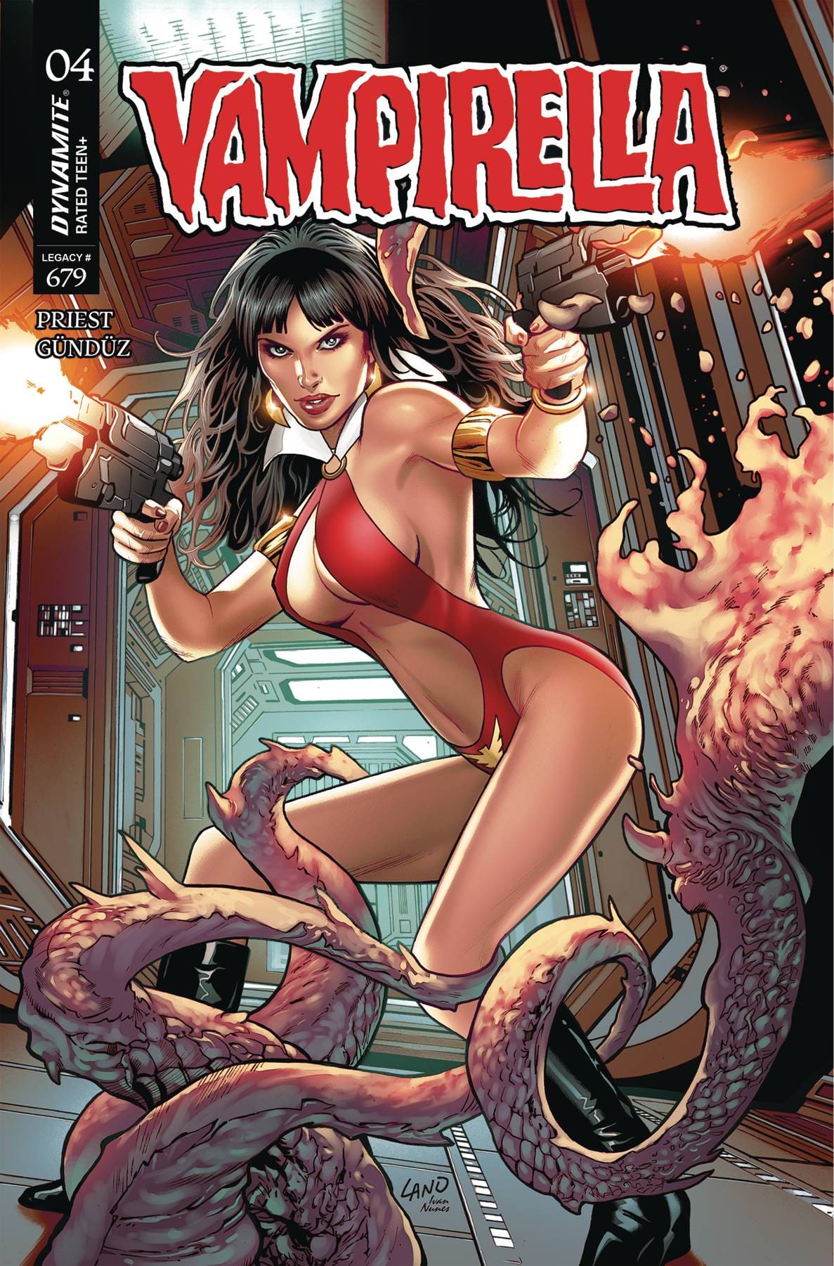 Dynamite Comic Books VAMPIRELLA (2025) #4 CVR B LAND 72513035358004021 APR250213