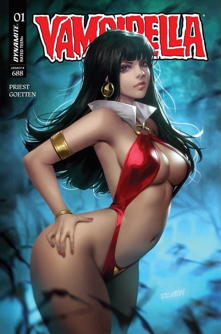 Dynamite Comic Books VAMPIRELLA (2026) #1 CVR B DERRICK CHEW VAR 72513036440101021 0226DE0776