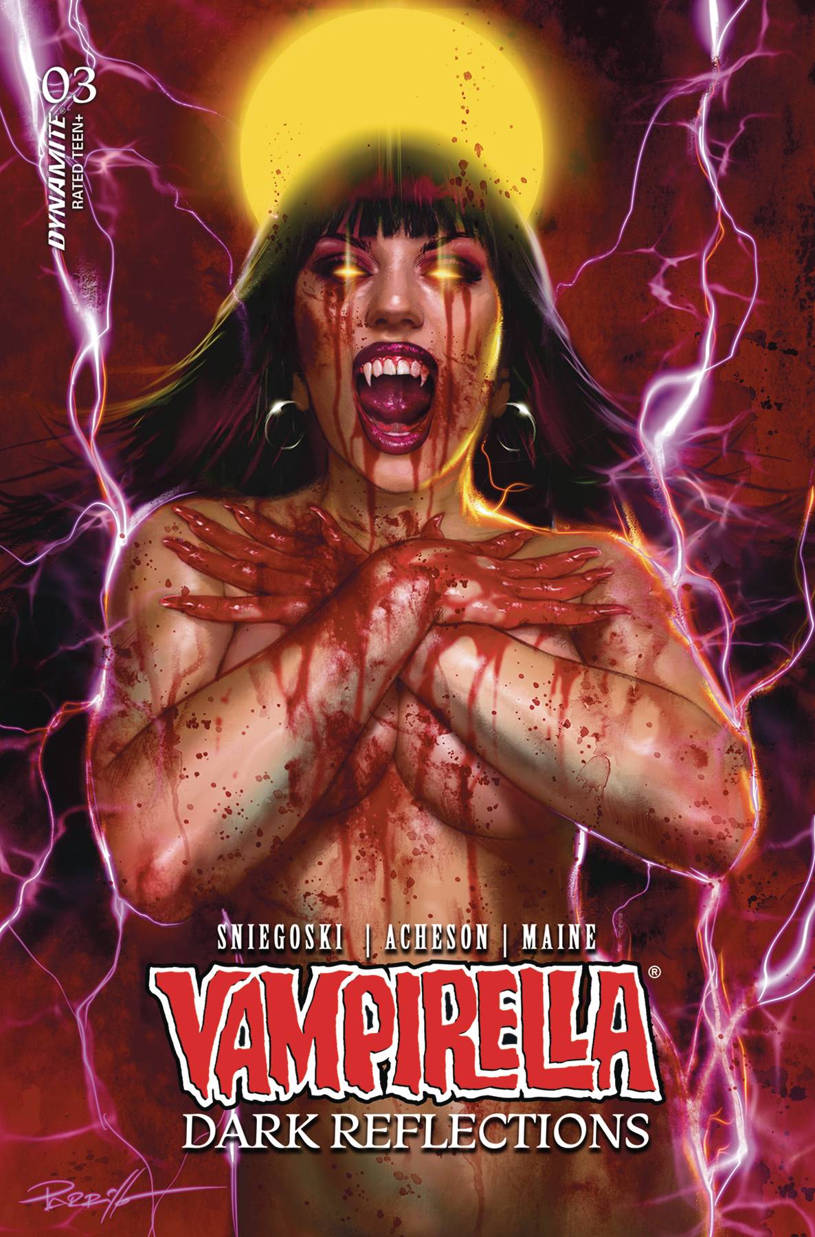Dynamite Comic Books VAMPIRELLA DARK REFLECTIONS #3 CVR A PARRILLO 72513034587503011 JUN240252