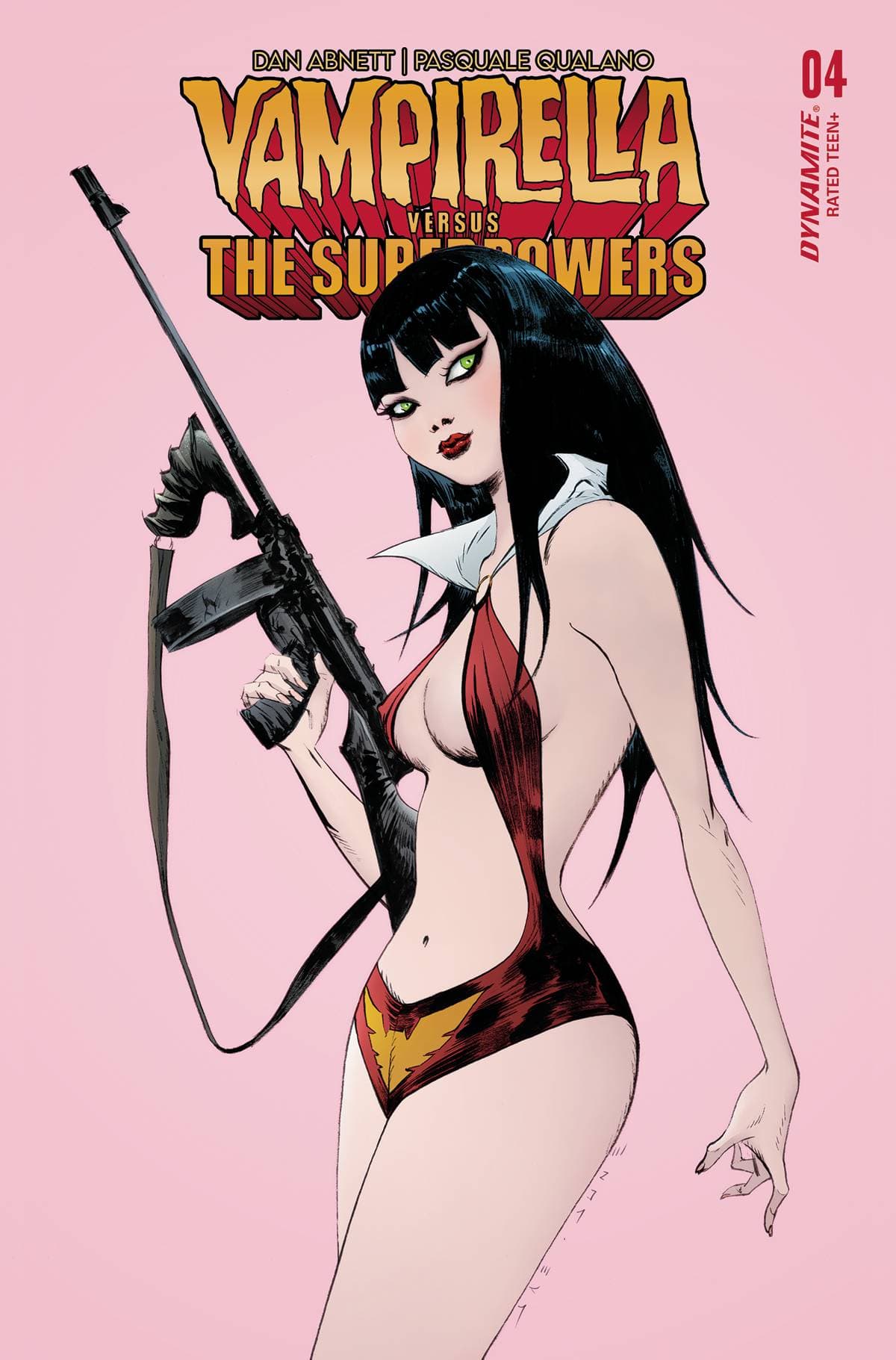DYNAMITE Comic Books VAMPIRELLA VS SUPERPOWERS #4 CVR A LEE 72513033021504011 JUN230804