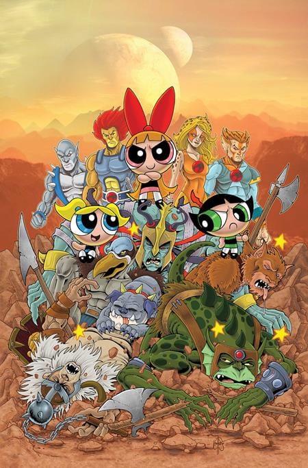 DYNAMITE Comics > Incentives THUNDERCATS POWERPUFF GIRLS #4 CVR K INC 1:5 KEN HAESER VIRGIN FOC BONUS VAR 72513035569004111 0825DE8141