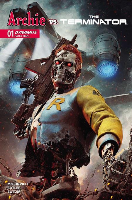 DYNAMITE Entertainment Comic Books ARCHIE VS THE TERMINATOR #1 CVR B BJORN BARENDS VAR (Release Date: 10/07/2026) 72513036769301021 0826DE0696