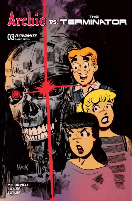 DYNAMITE Entertainment Comic Books ARCHIE VS THE TERMINATOR #3 CVR C ROBERT HACK VAR (Release Date: 12/02/2026) 72513036769303031 1026DE0595