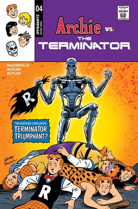 DYNAMITE Entertainment Comic Books ARCHIE VS THE TERMINATOR #4 CVR D BILL GALVAN VAR (Release Date: 01/20/2027) 72513036769304041 1126DE0580