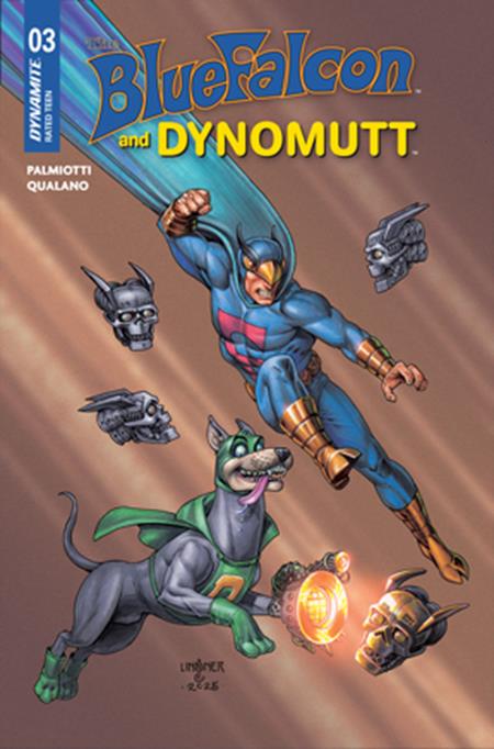 DYNAMITE Entertainment Comic Books BLUE FALCON & DYNOMUTT #3 CVR C JOSEPH MICHAEL LINSNER VAR 72513035910003031 0925DE0525