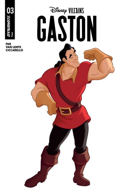 DYNAMITE Entertainment Comic Books DISNEY VILLAINS GASTON #3 CVR B ANIMATION ART VAR 72513035801103021 0326DE0606