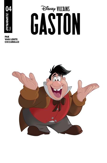 DYNAMITE Entertainment Comic Books DISNEY VILLAINS GASTON #4 CVR B ANIMATION ART VAR 72513035801104021 0426DE0631
