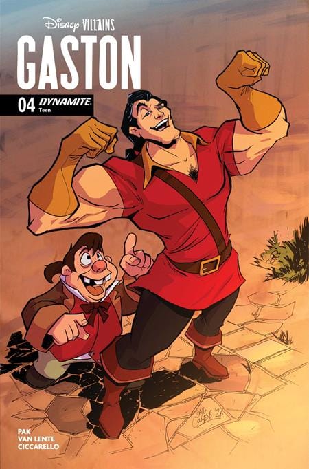 DYNAMITE Entertainment Comic Books DISNEY VILLAINS GASTON #4 CVR D DAVID COUSENS VAR 72513035801104041 0426DE0633