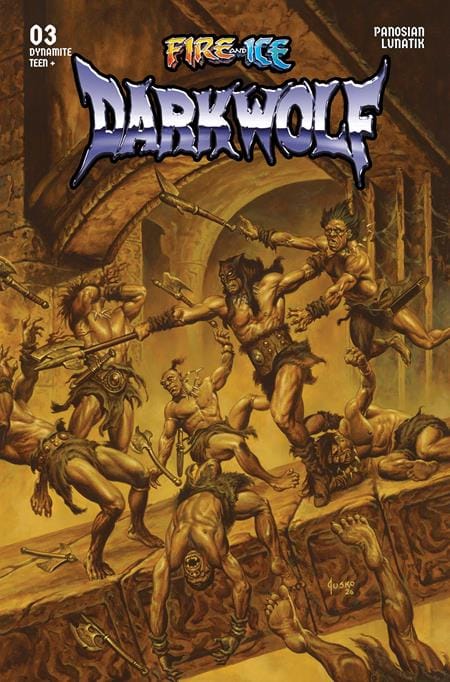 DYNAMITE Entertainment Comic Books FIRE AND ICE DARKWOLF #3 CVR C JOE JUSKO VAR (Release Date: 09/09/2026) 72513036401203031 0726DE0772