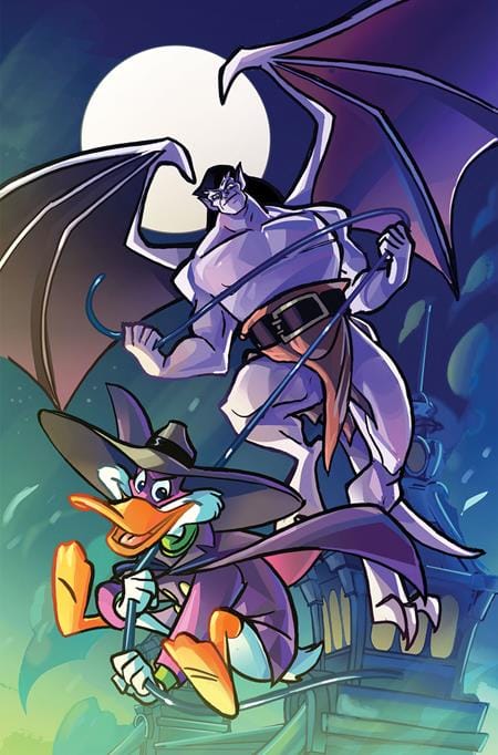 DYNAMITE Entertainment Comic Books GARGOYLES DARKWING DUCK #1 CVR G TAD STONES METAL VIRGIN CVR VAR 72513036250601071 1125DE0531