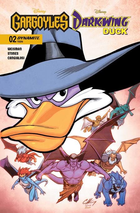 DYNAMITE Entertainment Comic Books GARGOYLES DARKWING DUCK #2 CVR C CLAYTON HENRY VAR 72513036250602031 1225DE0601