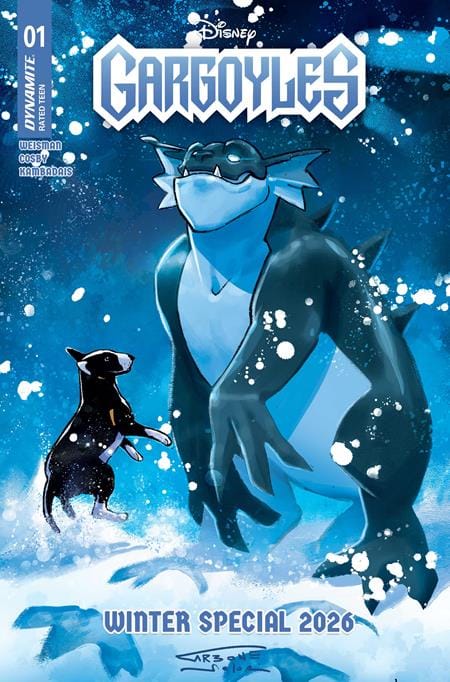 DYNAMITE Entertainment Comic Books GARGOYLES WINTER SPECIAL 2026 #1 (ONE SHOT) CVR D DOMENICO CARBONE VAR (Release Date: 12/09/2026) 72513036859101041 1026DE0652