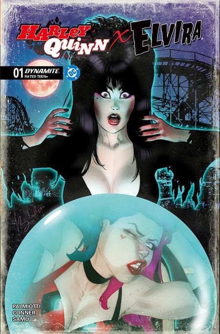 DYNAMITE Entertainment Comic Books HARLEY QUINN X ELVIRA #1 CVR D BEN CALDWELL VAR 72513035710601041 0825DE0638