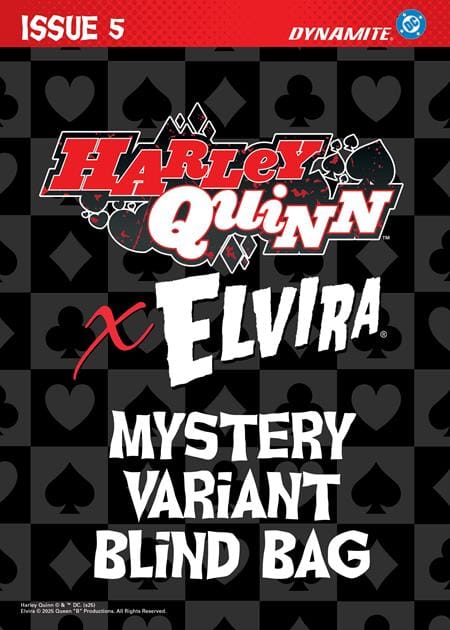 DYNAMITE Entertainment Comic Books HARLEY QUINN X ELVIRA #5 CVR E BLIND BAG VAR 72513035710605051 1225DE0613