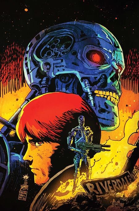 DYNAMITE Entertainment Comic Books > Incentives ARCHIE VS THE TERMINATOR #4 CVR J INC 1:20 FRANCESCO FRANCAVILLA VIRGIN VAR (Release Date: 01/20/2027) 72513036769304101 1126DE0586
