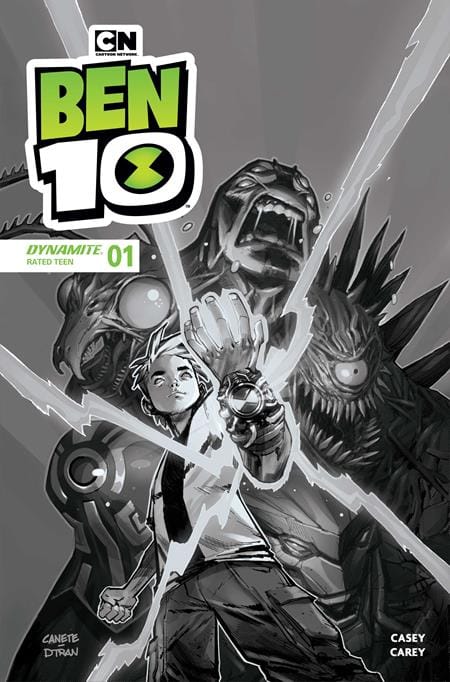 DYNAMITE Entertainment Comic Books > Incentives BEN 10 #1 CVR J INC 1:10 ERIC CANETE LINE ART VAR 72513036343501101 0326DE0581