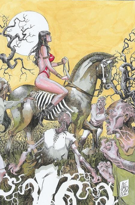 DYNAMITE Entertainment Comic Books > Incentives DIENAMITE BLOOD RED #5 CVR G INC 1:15 ALESSIO FORTUNATO VIRGIN VAR 72513035985805071 1225DE0556