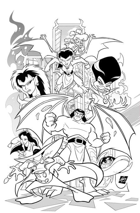 DYNAMITE Entertainment Comic Books > Incentives GARGOYLES DARKWING DUCK #2 CVR I INC 1:20 CIRO CANGIALOSI LINE ART VIRGIN VAR 72513036250602091 1225DE0607