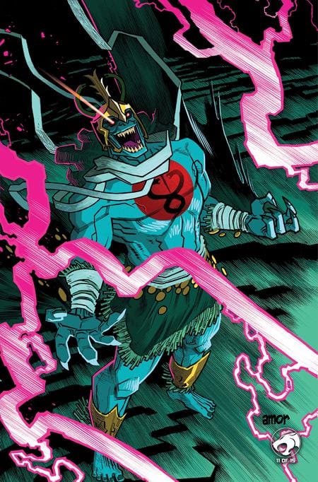 DYNAMITE Entertainment Comic Books > Incentives MUMM-RA THE EVER LIVING #4 CVR G INC 1:10 JOHN AMOR VIRGIN VAR 72513036403604071 0526DE0770
