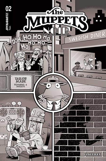 DYNAMITE Entertainment Comic Books > Incentives MUPPETS NOIR #2 CVR E INC 1:15 ROGER LANGRIDGE LINE ART VAR 72513036286502051 0126DE0651