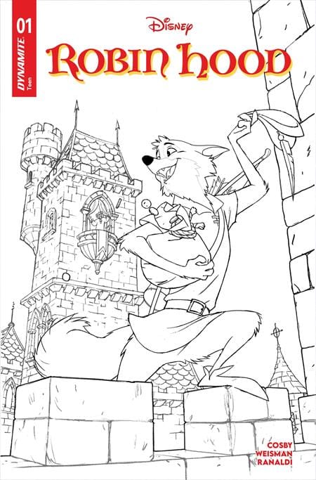 DYNAMITE Entertainment Comic Books > Incentives ROBIN HOOD (2026) #1 CVR N INC 1:25 JOSHUA MIDDLETON LINE ART VAR (Release Date: 11/11/2026) 72513036855301141 0926DE0747