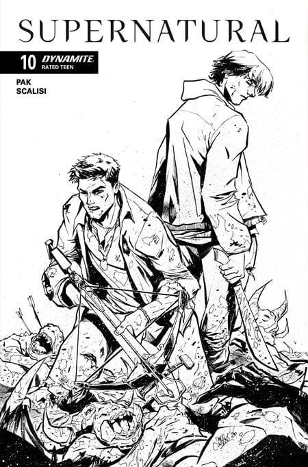 DYNAMITE Entertainment Comic Books > Incentives SUPERNATURAL #10 CVR G INC 1:10 DAVID COUSENS LINE ART VAR (Release Date: 08/26/2026) 72513035988910071 0626DE0763
