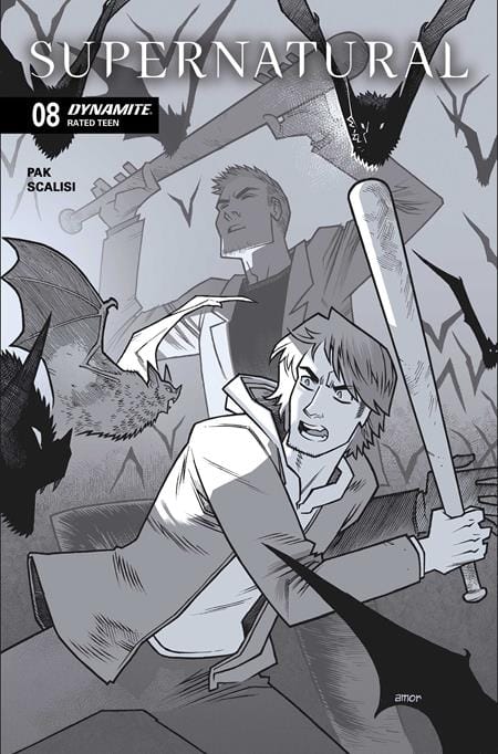 DYNAMITE Entertainment Comic Books > Incentives SUPERNATURAL #8 CVR H INCV 1:10 JOHN AMOR LINE ART 72513035988908081 0426DE0705