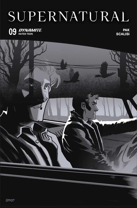 DYNAMITE Entertainment Comic Books > Incentives SUPERNATURAL #9 CVR H INC 1:10 JOHN AMOR LINE ART VAR 72513035988909081 0526DE0819