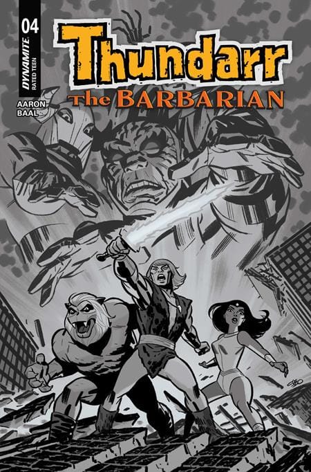 DYNAMITE Entertainment Comic Books > Incentives THUNDARR THE BARBARIAN #4 CVR F INC 1:10 MICHAEL CHO LINE ART VAR 72513036251304061 0226DE0721