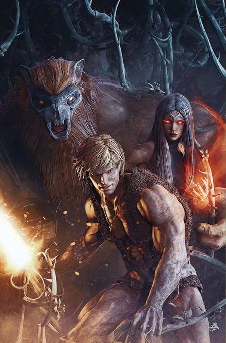 DYNAMITE Entertainment Comic Books > Incentives THUNDARR THE BARBARIAN #4 CVR I INC 1:20 BJORN BARENDS VIRGIN VAR 72513036251304091 0226DE0724