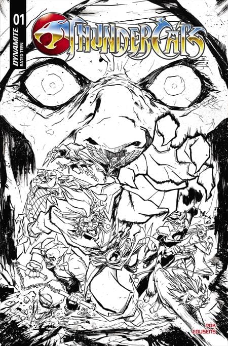DYNAMITE Entertainment Comic Books > Incentives THUNDERCATS (2026) #1 CVR N INC 1:20 DAVID COUSENS LINE ART VAR (Release Date: 10/07/2026) 72513036767901141 0826DE0863