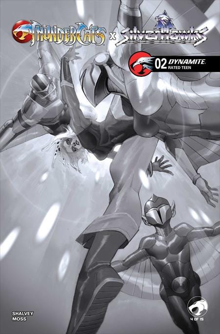 DYNAMITE Entertainment Comic Books > Incentives THUNDERCATS X SILVERHAWKS #2 CVR H INC 1:15 ERIC CANETE LINE ART 72513036404302081 0326DE0719