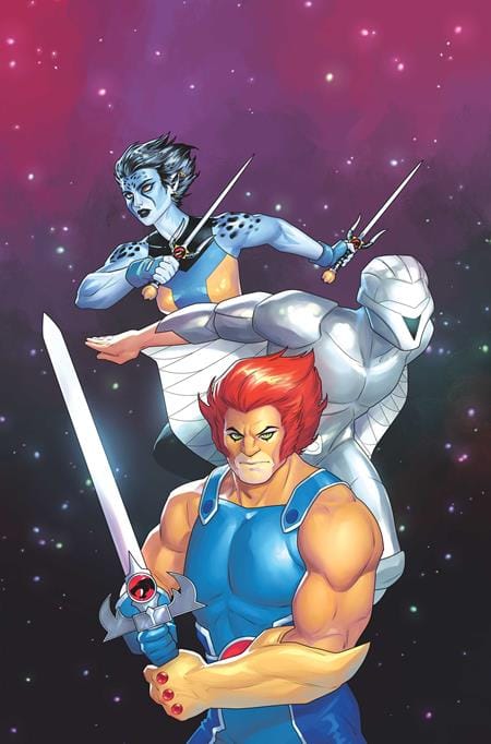 DYNAMITE Entertainment Comic Books > Incentives THUNDERCATS X SILVERHAWKS ROAD TO WAR (ONE SHOT) CVR M INC 1:25 MEGHAN HETRICK VIRGIN VAR 72513036345901131 0126DE0714