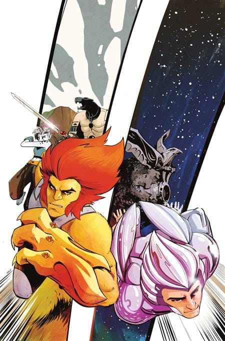 DYNAMITE Entertainment Comic Books > Incentives THUNDERCATS X SILVERHAWKS ROAD TO WAR (ONE SHOT) CVR N INC 1:30 SEBASTIAN PIRIZ VIRGIN VAR 72513036345901141 0126DE0715