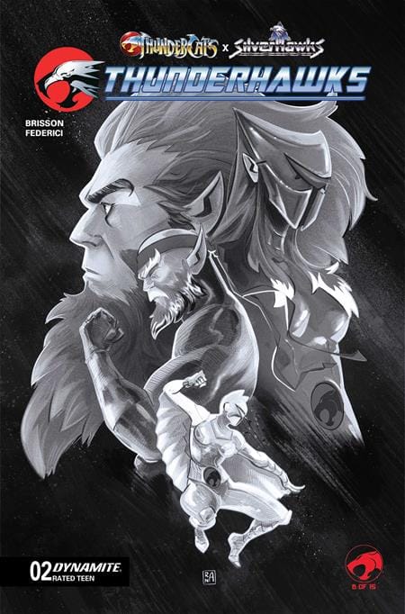 DYNAMITE Entertainment Comic Books > Incentives THUNDERCATS X SILVERHAWKS THUNDERHAWKS #2 CVR G INC 1:15 ALESSANDRO RANALDI LINE ART VAR 72513036405002071 0326DE0729