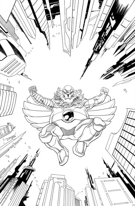 DYNAMITE Entertainment Comic Books > Incentives THUNDERCATS X SILVERHAWKS THUNDERHAWKS #4 CVR L INC 1:7 DECLAN SHALVEY LINE ART VIRGIN VAR 72513036405004121 0626DE8031