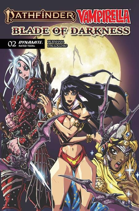 DYNAMITE Entertainment Comic Books PATHFINDER VAMPIRELLA BLADE OF DARKNESS #2 CVR B ANDREW HUERTA VAR (Release Date: 11/25/2026) 72513036738902021 0926DE0699