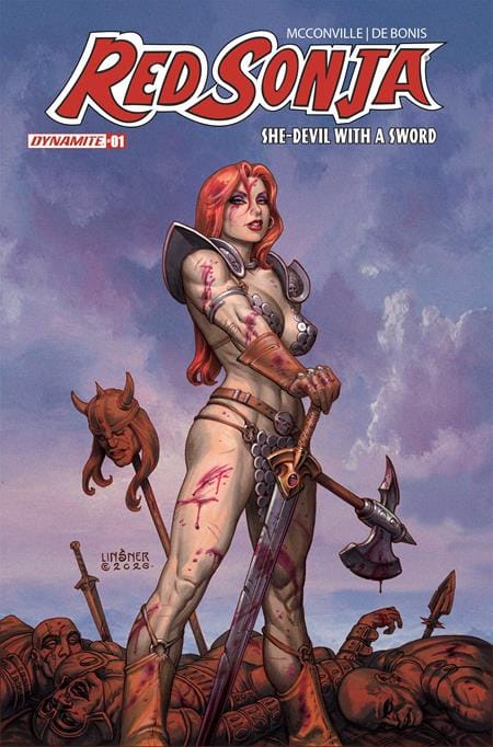 DYNAMITE Entertainment Comic Books RED SONJA SHE DEVIL WITH A SWORD #1 CVR C JOSEPH MICHAEL LINSNER VAR 72513036484501031 0326DE0659
