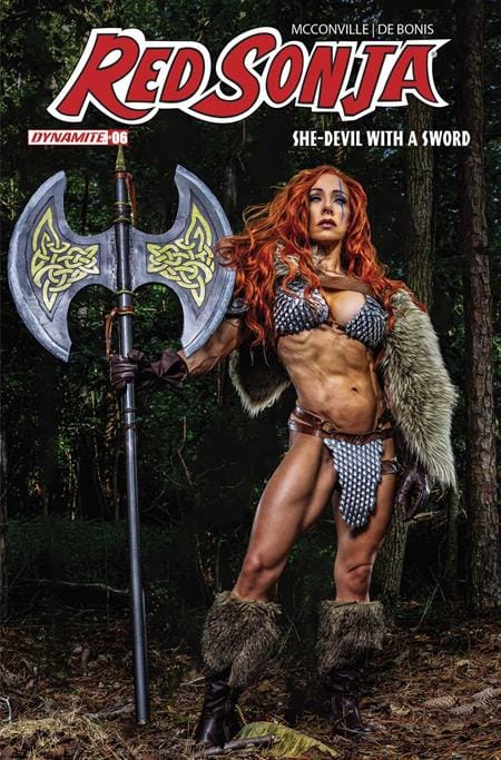 DYNAMITE Entertainment Comic Books RED SONJA SHE DEVIL WITH A SWORD #6 CVR E COSPLAY VICTORIA RECCHIONE VAR (Release Date: 10/07/2026) 72513036484506051 0826DE0798