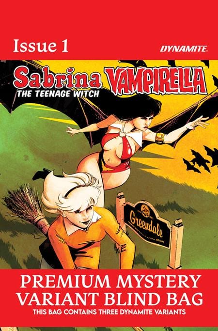 DYNAMITE Entertainment Comic Books SABRINA THE TEENAGE WITCH VAMPIRELLA #1 CVR K PREMIUM MYSTERY BLIND BAG VAR (Release Date: 12/09/2026) 72513036858401111 1026DE0738