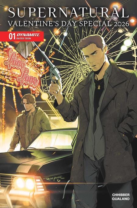 DYNAMITE Entertainment Comic Books SUPERNATURAL VALENTINES DAY SPECIAL 2026 #1 (ONE SHOT) CVR B REESE HANNIGAN VAR 72513036287201021 1225DE0674