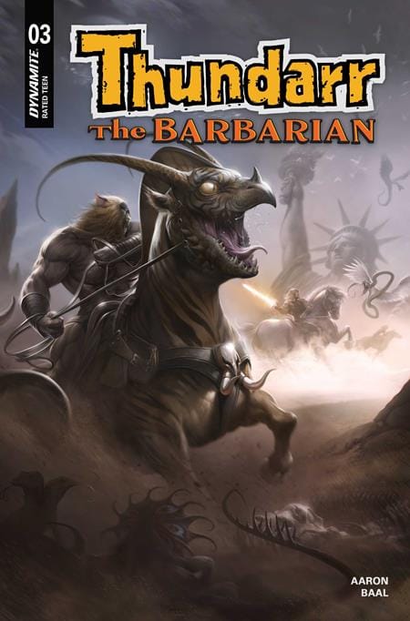 DYNAMITE Entertainment Comic Books THUNDARR THE BARBARIAN #3 CVR B FRANCESCO MATTINA VAR 72513036251303021 0126DE0679