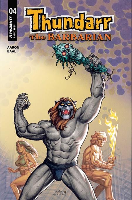 DYNAMITE Entertainment Comic Books THUNDARR THE BARBARIAN #4 CVR D JOSEPH MICHAEL LINSNER VAR 72513036251304041 0226DE0719